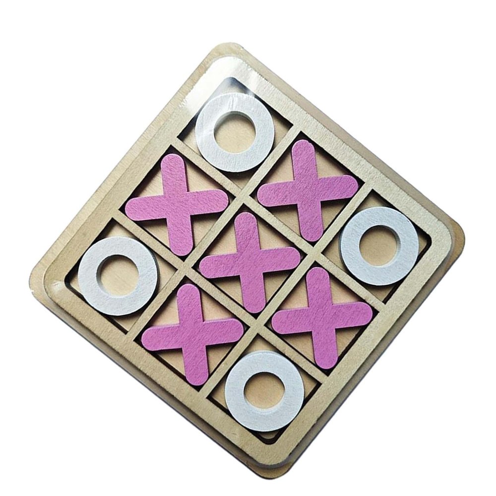 Amagogo Wooden Board Toe Game Funny Table Game Educational Toys Family Game