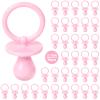 36 Plastic Pacifiers for Baby Shower Game, 2.75 Baby Shower Pacifiers, Pink Pacifiers Baby Shower Decoration DIY, Gender Reveal Party Table Scatter/Baby Shower Party Favors (Pink) view 1