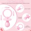 36 Plastic Pacifiers for Baby Shower Game, 2.75 Baby Shower Pacifiers, Pink Pacifiers Baby Shower Decoration DIY, Gender Reveal Party Table Scatter/Baby Shower Party Favors (Pink) view 2