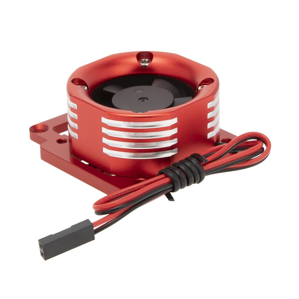 Motor Cooling Fan RC Model Heatsink Motor Radiator for TRAXXAS 1/8 4WD SLEDGE Monster Truck
