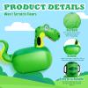 Hiboom 4 Pcs Giant Inflatable Hopping Toys 51 Inch Bouncer Animal Toys Ride on Toy Hopping Toy Hopper for Birthday Party Gifts Supports up to 250 Pounds (Dinosaur) view 3
