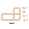 2B WOOD Personalized Wooden Car Track for Boys - Size S Toddler Race Track Toy Cars - Wooden Toy Cars Road with Additional Details - Montessori Kids Playing Sign for Street - Birthday Car Toy view 2
