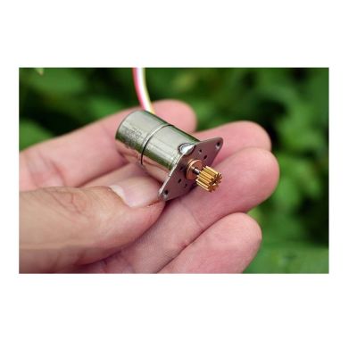 Electronic Starter DIY Extended Type 2-Phase 4-Wire Stepper Electronic Starter, 12 Teeth Gear 15MM Micro Stepper Electronic Starter, Large Torque Step Angle 18 Degrees Pumps Electronic Starter