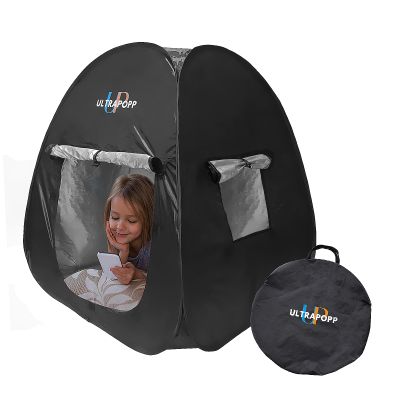 ULTRAPOPP Sensory Tent for Kids with Autism Age 3+ Anxiety ADHD SPD, Pop up Blackout Calm Down Play Tents with Door & Window, Autistic Sensory Hideout Fort, Small Size (Suitable for 1 Kid)