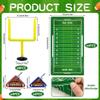 20 PCS Yellow Mini Flick Football Games Mini Table Top Sports Games with Foam Footballs Goal Post and Cards Finger Toys Office Indoor Football Sports Party Favors Birthday Gifts Office Desk Toys view 2