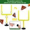 20 PCS Yellow Mini Flick Football Games Mini Table Top Sports Games with Foam Footballs Goal Post and Cards Finger Toys Office Indoor Football Sports Party Favors Birthday Gifts Office Desk Toys view 3