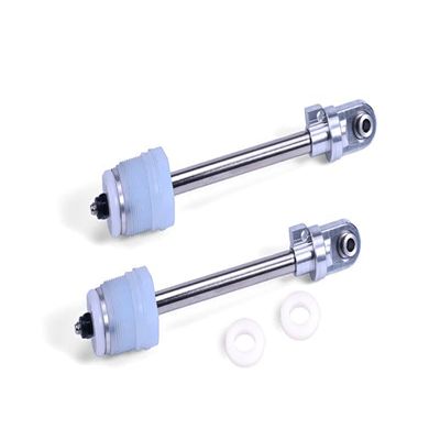 4140 Medium Carbon Steel + Aluminum 7075 Shock Absorber Shaft Core Kit for GPM Optional & Original Traxxas 1:5 X Maxx 6S / X Maxx 8S Shock Absorbers - Silver
