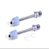 4140 Medium Carbon Steel + Aluminum 7075 Shock Absorber Shaft Core Kit for GPM Optional & Original Traxxas 1:5 X Maxx 6S / X Maxx 8S Shock Absorbers - Silver view 1