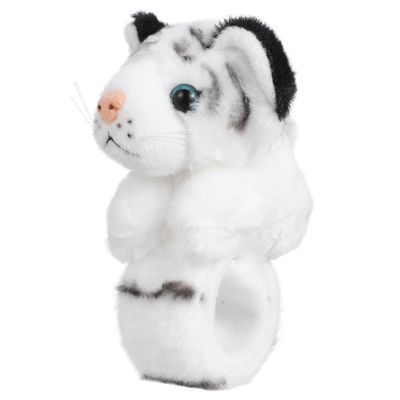 Abaodam Jungle Themed Plush Slap Bracelet Animal Wristband Kids Party Favor Birthday Soft Stuffed Animal Snap Band