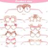 HOWAF 2026 News Year's Eve Party Supplie, Happy New Year Headband Tiara, New Years Glasses 2026, New Years Top Hats, Fringe Noisemaker Blowout for New Year Eve Party Supplies Favors, Rose Gold view 2