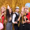 HOWAF 2026 News Year's Eve Party Supplie, Happy New Year Headband Tiara, New Years Glasses 2026, New Years Top Hats, Fringe Noisemaker Blowout for New Year Eve Party Supplies Favors, Rose Gold view 4