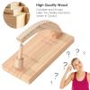GOWENIC Decision Maker, Creative Magnetic Decision Maker, Wooden Oscillating Magnetic Selector, Swing The Pendulum and Find The Answer to Your Question (B) view 4