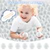 Clear Ball Pit Balls 100 - Crush Proof Ball Pit Balls Plastic Toy Balls for Ball Pit Boys and Girls2.17 Inch view 2