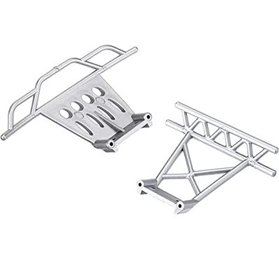 BrewJa A969-03 A969-04 Front & Rear Bumper Compatible with WLtoys A949 A959 A969 A979 K929 A959B A969B A979B 1/18 RC Cars Spare Parts