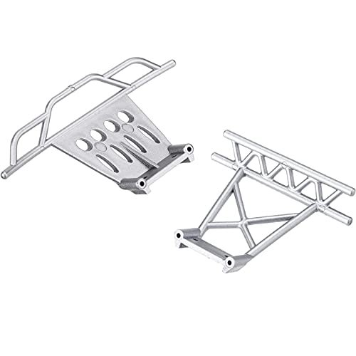 BrewJa A969-03 A969-04 Front & Rear Bumper Compatible with WLtoys A949 A959 A969 A979 K929 A959B A969B A979B 1/18 RC Cars Spare Parts