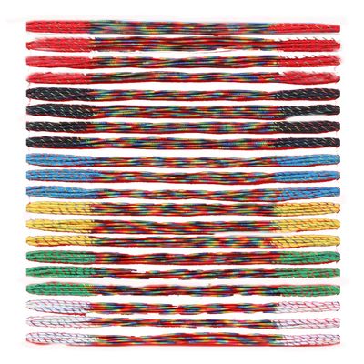 LUBINGSHINE 100 Pieces Handmade Braided Bracelets Assorted Colors Thread Friendship Bracelet Wristband Anklet Lucky Bracelet Couple Bangle