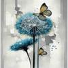 35 Piece Jigsaw Wooden Puzzle for Adults, Butterfly Dandelions Puzzle, Suitable Beginner Art DIY Gift of Education, Wall Decor view 1