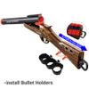 Safe Toy Double Barrel Gun for Boy with Ejecting Shell Soft Bullets,Realistic Model Shotgun Toys Foam Blaster Play Gun Toy with Soft Bullet Look Real Hunting Action for Children (MINIGUN) view 3