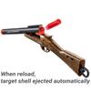 Safe Toy Double Barrel Gun for Boy with Ejecting Shell Soft Bullets,Realistic Model Shotgun Toys Foam Blaster Play Gun Toy with Soft Bullet Look Real Hunting Action for Children (MINIGUN) view 4