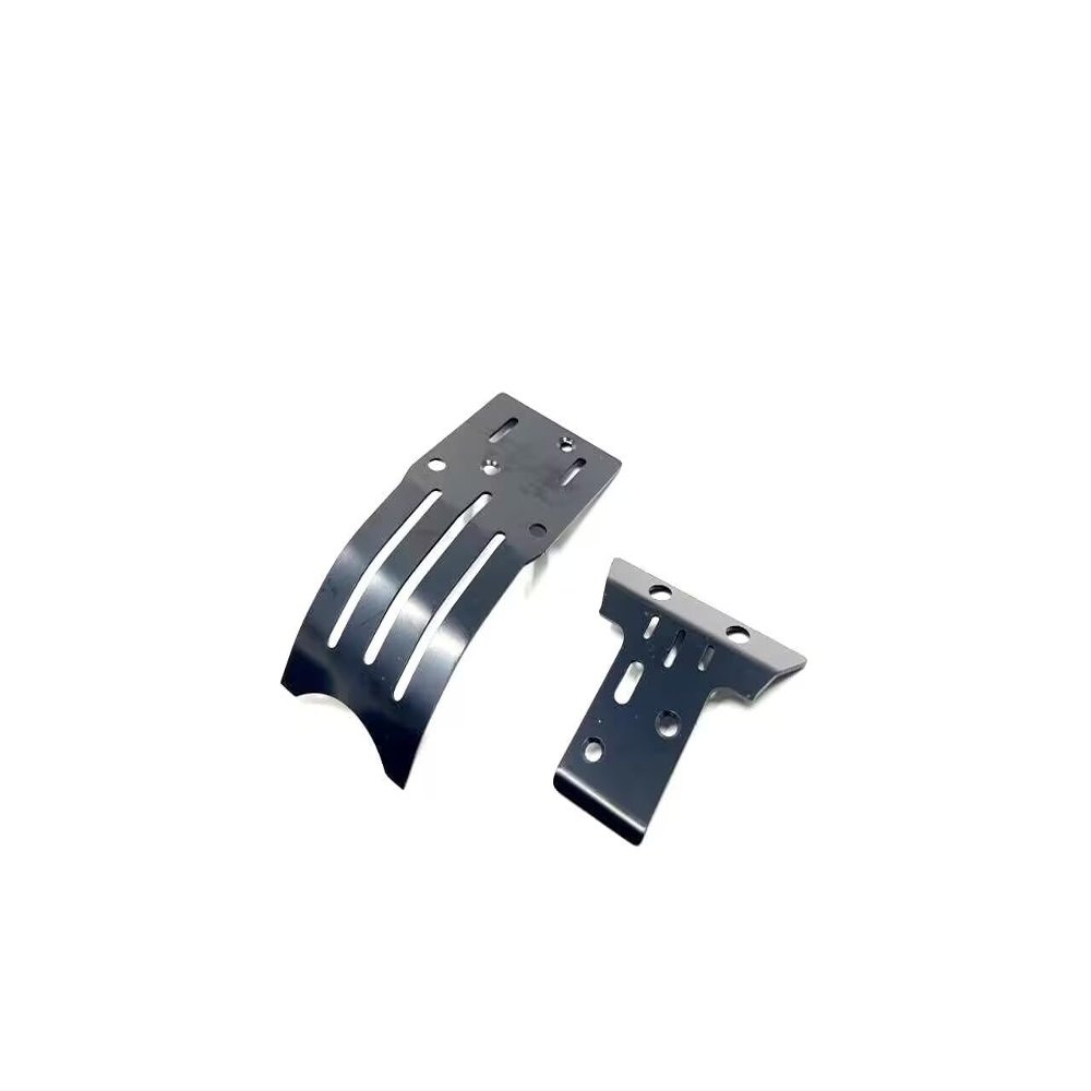 Metal Base Chassis Bumper Armor Protection Plate (Black) for Tamiya 58719 1/10 RC BBX (BB-01 Chassis) Off Road EP RC Buggy car