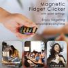 Fidget Toys for Adults - Creative Magnetic Haptic Fidget Clicker with 3 Noise Levels Loud-Quiet EDC Fidgette Toys Adults Office Fidget Toys Relief Stress Anxiety Valentines Day Gifts for Her view 3