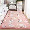 Dmkjdzsw Play Crawling mat for Nursery Baby, Extra Soft Activity Floor Mat for Kids Playroom Bedroom- Happy Kitten on Pink background-100 * 150cm view 1