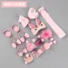 0-6 months baby girl hair accessories hairpins (Baby Pink) view 2
