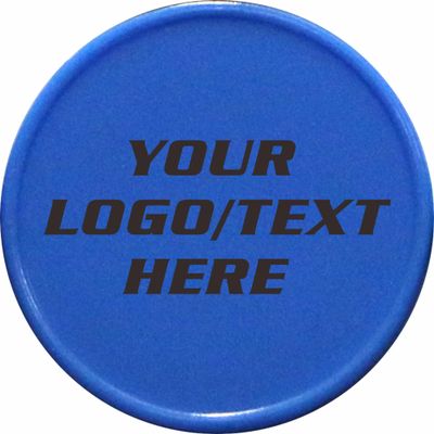 HAKITAROOM Personalized Poker Chips - Customized Game Accessories with Various Sizes - 100 Pieces Boxed, 19 Colors (1 Inch/25MM, Royal Blue)