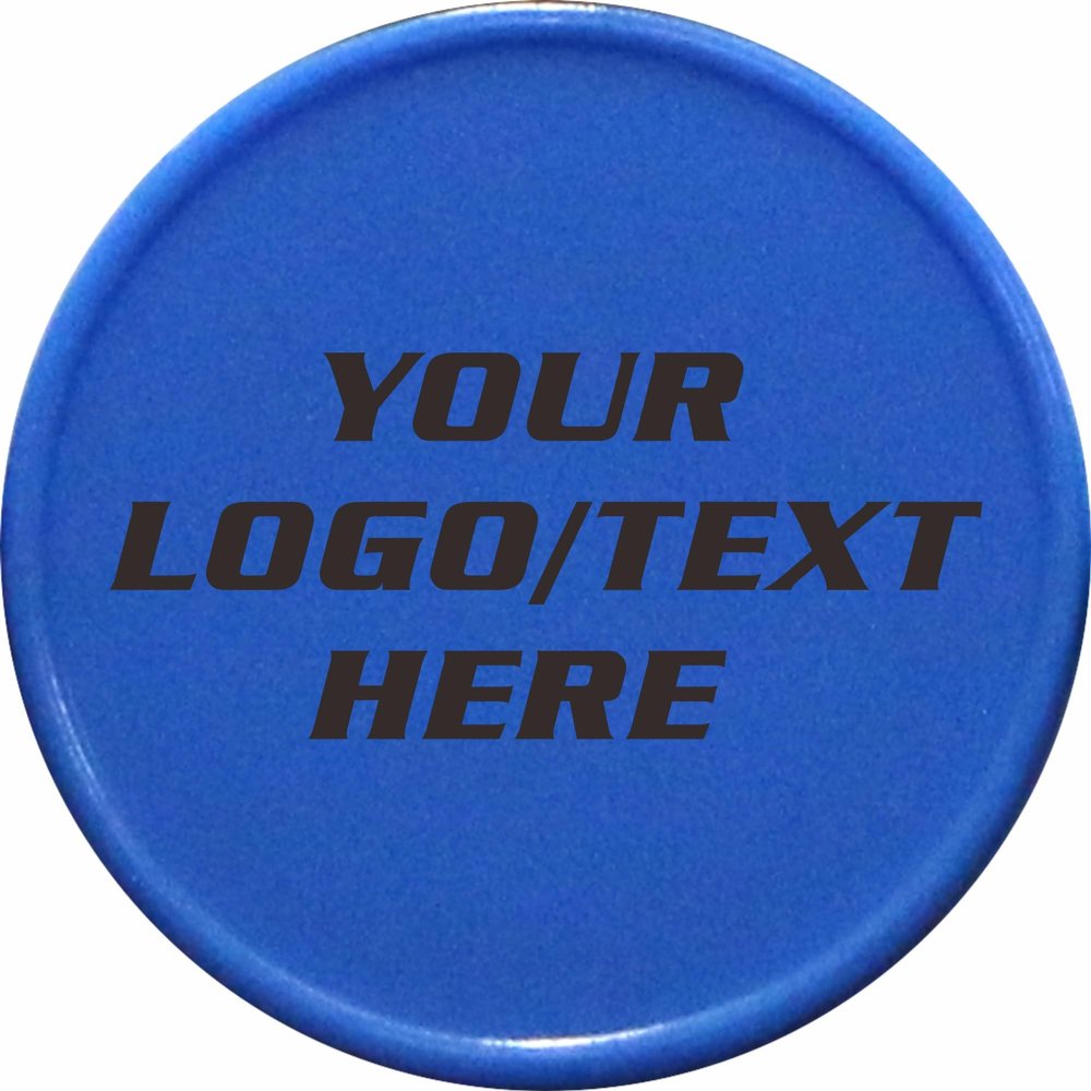 HAKITAROOM Personalized Poker Chips - Customized Game Accessories with Various Sizes - 100 Pieces Boxed, 19 Colors (1 Inch/25MM, Royal Blue)