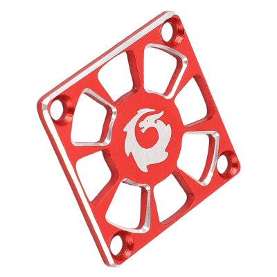 Airshi RC Cooling Fan Cover, Engine Cooling Fan Cover Exact Size 1.18 Inch Light Weight for Repair (Red)