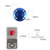 MOUDOAUER RC Oil Tank Plug Dot Cap, CNC Aluminum Anodized Round Fuel Dot Hobby Accessories Upgraded Part view 2