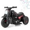 OLAKIDS Kids Motorcycle, 6V Electric Ride On Car with Automatic Bubble Function, Foot Pedal, Headlight, Music, 3 Anti-Skip Wheels Vehicle for Children, Toddler Ages 3+ view 1