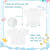8 Pcs 18 Inch Boy Doll T Shirt Clothes Sublimation 18 Doll Outfits Accessories Classical Tee Shirts Fit 18 Inches Doll for Doll Decoration DIY Pretend Play view 2