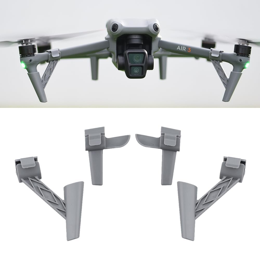 CAPART Extended Legs Landing Gear for DJI Air 3 Drone Accessories, Portable Extension Feet Support Stand