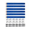 AMK 6Pcs 75mm Carbon Fiber Bumper Tube Link Rods 1/10 Crawler Body Support Bars for LCG Chassis DIY Cheater Rigs Axial SCX10 II Element Enduro TRX6 TRX4 Upgrades (Blue) view 1