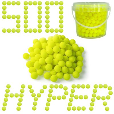 500 Rounds Refill Pack Balls Ammo for Nerf Hyper Blaster Series Stock Up Hyper Games(Bucket)
