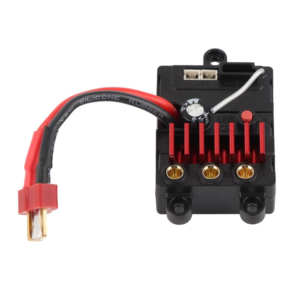 Airshi RC Brushless Integrated ESC Plastic AntiDust Lipo Brushless ESC Controller 2S for 16101 RC Car