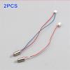 electronic starter 2PCS RC Helicopter Aircraft Engine, DC 3.7V 4 * 8mm Tiny Motors, Micro Mini 0408 Coreless electronic starter, DIY Kid Toy Car Boat Robot Model electronic starter Mini Precision view 2