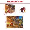 1000 Piece Puzzle for Adults Christmas Cabin Christmas Puzzle, Santa Claus Christmas Puzzles 1000 Pieces, Santa's House 1000 Piece Puzzle for Adults Christmas, Christmas Vacation Jigsaw Puzzles view 2