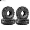Chanmoo 1.9 RC Crawler Tires With Foam Soft Rubber Mud Slingers Grappler Wheels Tyres For 1/10 Scale RC Car Traxxas TRX4 RC4WD D90 Axial SCX10 II TF2 Gen8 Tamiya CC01 1.9 Inch Beadlock Rims 4PCS view 3