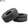 Chanmoo 1.9 RC Crawler Tires With Foam Soft Rubber Mud Slingers Grappler Wheels Tyres For 1/10 Scale RC Car Traxxas TRX4 RC4WD D90 Axial SCX10 II TF2 Gen8 Tamiya CC01 1.9 Inch Beadlock Rims 4PCS view 4