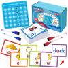 Torlam CVCC & CCVC Word Games, Sight Words Flash Cards Spelling Reading Learning Phonics Games for Kids, Speech Therapy Toy, Kindergarten Classroom Must Have Learning Activities Homeschool Supplies view 1