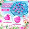 HFAYDZSW 300Pcs Mini Resin Flamingo Ducks, Cute Figurines for Cake Topper, Garden, Dollhouse, Landscape, Aquarium Ornaments, DIY Crafts view 2