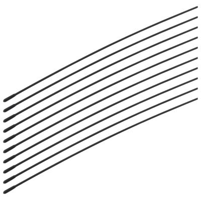 eMagTech 10pcs Antenna Tube for Receiver Antenna Protection Effect Insulation Effect with Cap Plastic Pipe Fit for Remote Control Car FPV Drone Quadcopter Boats Airplane RC Model Car