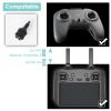 CAPART Aluminum Controller Sticks for DJI FPV RC 2 and DJI RC Pro Controller, Joysticks Replacement Thumb Rocker (Black) view 2