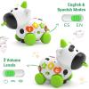 Talkfun Musical Cow Toys for 1+ Year Old Boy Girl, Bilingual Baby Toy 6-12-18 Month, One Year Old Boy Toys, 1 Year Old Girl Gift, Learning Toddler Toy Age 1-2, First Christmas 1st Birthday Gift view 4