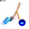 Chanmoo 1/10 1/14 RC Car Led Flash Lights Police OD 13MM Multi-Function 360 Degree Rotating Flashing Lamp for Off Road Car Tractor Truck 2PCS (Blue) view 4