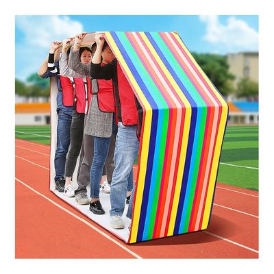 Team Building Game Running mat for Middle Schools, Field Day Team Collaboration Game Playing Running mats (Size : Adult-8M/26FT)