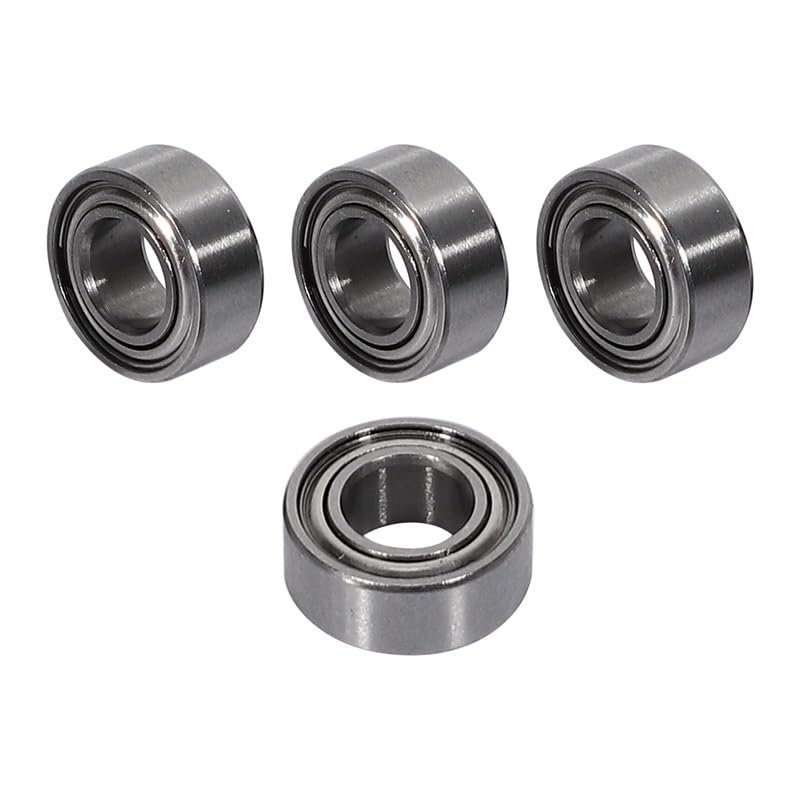 BrewJa 4 Pcs Ball Bearing(5X10X4MM) BE002 Compatible with JLB Racing Cheetah 1/10 Brushless RC Car Parts Accessories