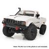 BrewJa Compatible with WPL C14 C24 C24-1 1/16 RC Car Upgrade Parts Front Bumper Front Face Grating Spare Accessories view 3